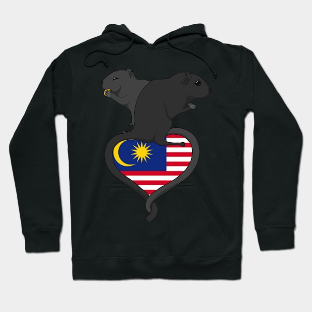 Gerbil Malaysia (dark) Hoodie by RampArt